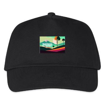 Voyager, c’est le destin ! - Casquette de baseball Enfant - noir - Devant