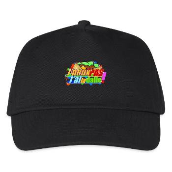 J'peux pas j'ai la dalle ! - Casquette de baseball Enfant - noir - Devant