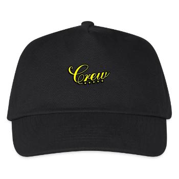 Crew Design - Kids’ Baseball Cap - black - Front