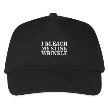 I Bleach My Stink Wrinkle - Kids’ Baseball Cap - black - Front