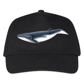 Tropical baby whale Baby whale - Baby baleine - Kids’ Baseball Cap - black - Front