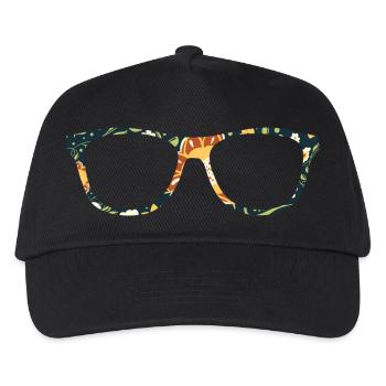 Lunettes - Casquette de baseball Enfant - noir - Devant