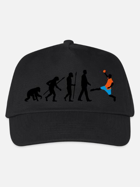 evolution_handball_102012_a_3c - Kinder Basecap - Schwarz