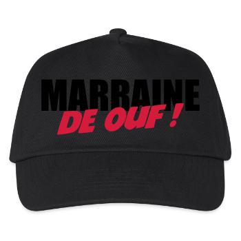 Marraine de ouf ! - Casquette de baseball Enfant - noir - Devant