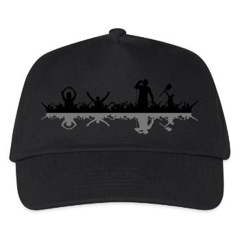 Musik - Menschen Band - Kinder Basecap - Schwarz - Vorne