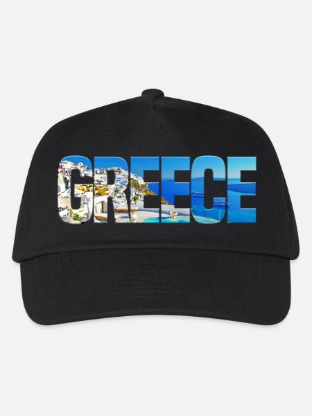Greece Inselparadies Collage - Kinder Basecap - Schwarz