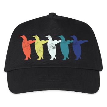 Pingouins - Casquette de baseball Enfant - noir - Devant