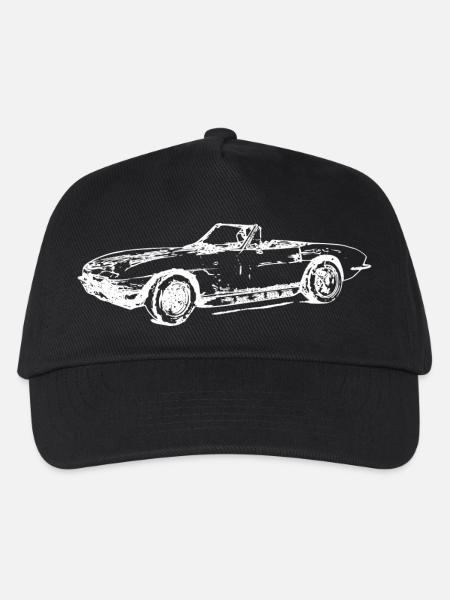 Auto - Kinder Basecap - Schwarz