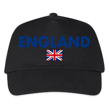 angleterre - Casquette de baseball Enfant - noir - Devant