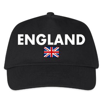 angleterre - Casquette de baseball Enfant - noir - Devant