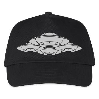Group Squadron many UFOs - Kids’ Baseball Cap - black - Front