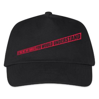 you would understand quote - Kids’ Baseball Cap - black - Front