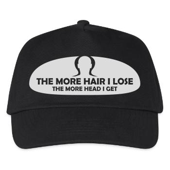 J’ai plus de tête - Casquette de baseball Enfant - noir - Devant