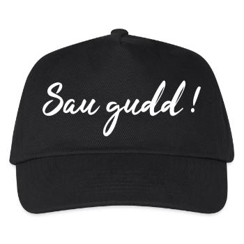 Saarland dialect shirt Saar Saarland gift - Kids’ Baseball Cap - black - Front