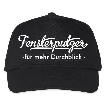 Window cleaner - Kids’ Baseball Cap - black - Front