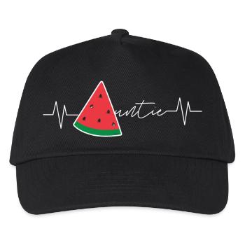 Watermelon heartbeat - Kids’ Baseball Cap - black - Front