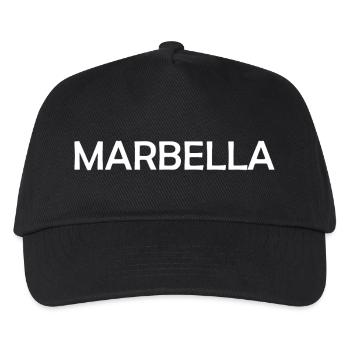 Marbella Espana Spain Spainen - Kinder Basecap - Schwarz - Vorne