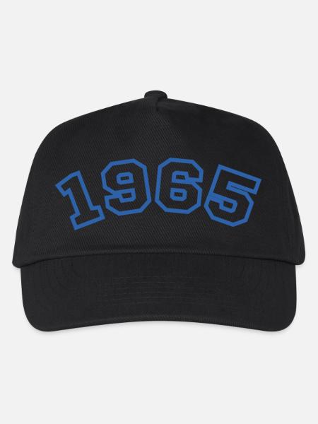 1965 Sport Blau - Kinder Basecap - Schwarz