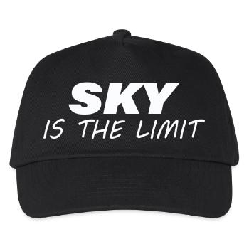 SKY IS THE LIMIT - Kids’ Baseball Cap - black - Front