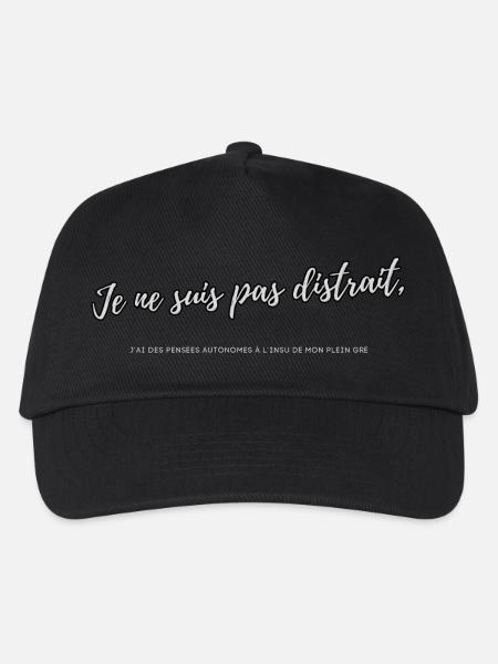 Distracted - Kids’ Baseball Cap - black