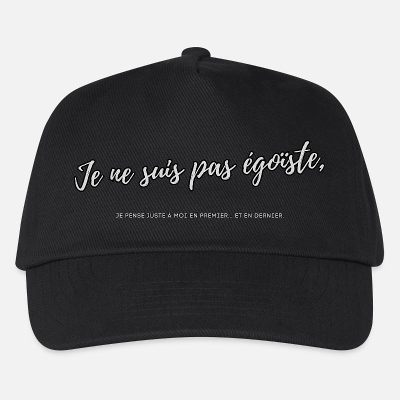 Egoïste - Casquette de baseball Enfant - noir