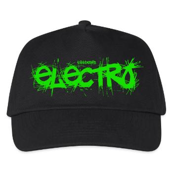 KIKKBEATZ "Electro" - Kinder Basecap - Schwarz - Vorne