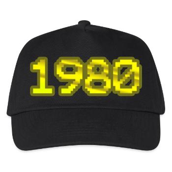 Nerd 1980 - Casquette de baseball Enfant - noir - Devant