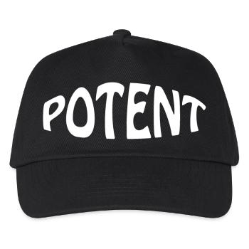 POTENT - Kinder Basecap - Schwarz - Vorne