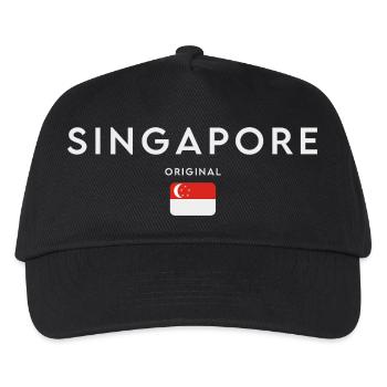 Singapore flag, Singapore pride - Kids’ Baseball Cap - black - Front