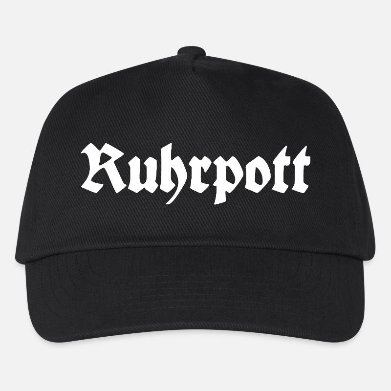 Ruhrpott - Pott - Bergbau - Kumpel - Ruhr - Shirt - Kinder Basecap - Schwarz