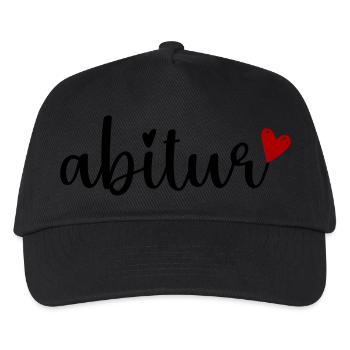 Abitur - Kinder Basecap - Schwarz - Vorne