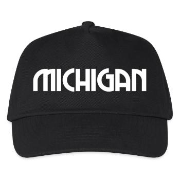 Michigan - Detroit - USA United States of America - Kinder Basecap - Schwarz - Vorne