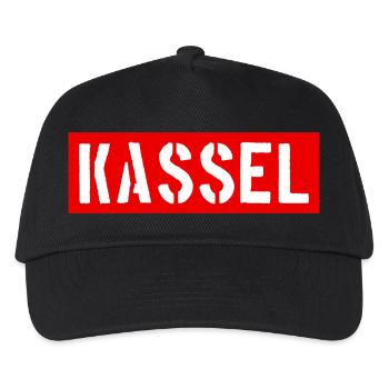 Kassel - Hessen - Fulda - Kinder Basecap - Schwarz - Vorne