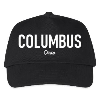 Columbus - Ohio - USA - United States of America - Kinder Basecap - Schwarz - Vorne