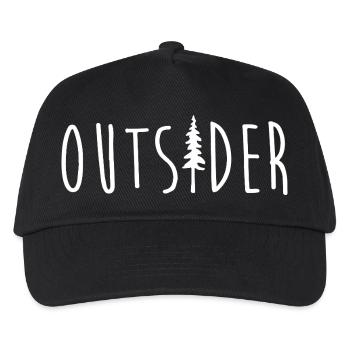 Outsider Adventure Enthusiast Exploration - Kids’ Baseball Cap - black - Front