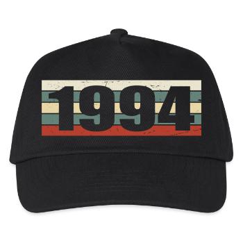 1994 Jahrgang 1994 Geschenk 1994 Geburtstag 1994 - Kinder Basecap - Schwarz - Vorne