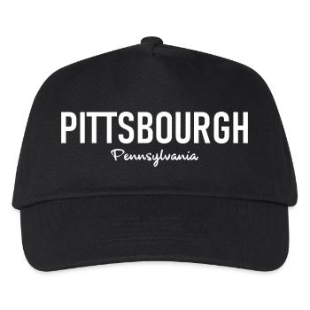 Pittsbourgh - Pennsylvania - USA - United States - Kinder Basecap - Schwarz - Vorne