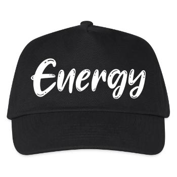 Energy: Positive, in a good mood - Kids’ Baseball Cap - black - Front