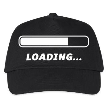 Loading - Kids’ Baseball Cap - black - Front