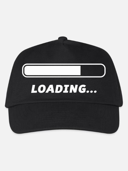 Loading - Kinder Basecap - Schwarz