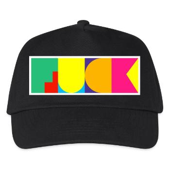 Funny Pop Art F-Word - Kids’ Baseball Cap - black - Front