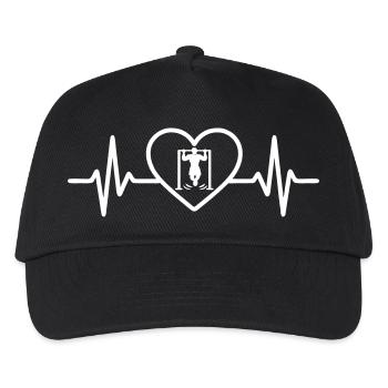 Cœur Street Workout - Casquette de baseball Enfant - noir - Devant