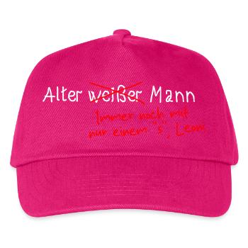 Alter weiser Mann - Kinder Basecap - Fuchsia - Vorne