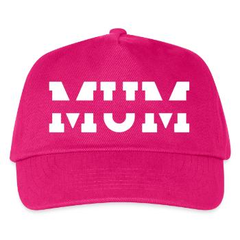 Mum. MUM - Kids’ Baseball Cap - fuchsia - Front