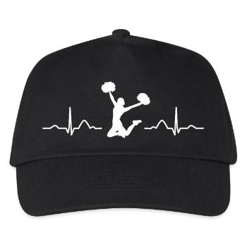 Cheerleader Cheer Mom Cheerleading - Kinder Basecap - Schwarz - Vorne
