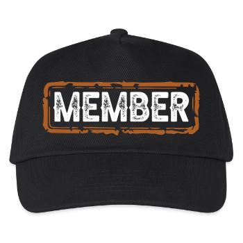 Members - Kids’ Baseball Cap - black - Front