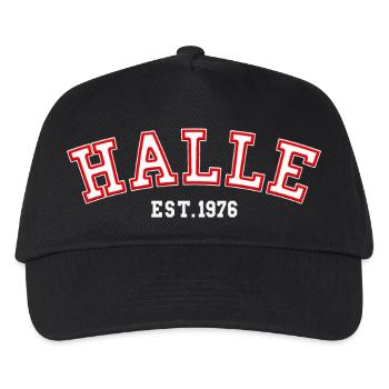 Halle Est. 1976 - Kids’ Baseball Cap - black - Front