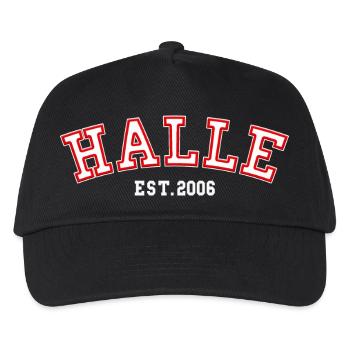 Halle Est. 2006 - Kids’ Baseball Cap - black - Front