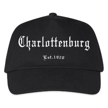 Charlotteburg 1920 Gothic-Stil Fraktur Berliner - Kinder Basecap - Schwarz - Vorne