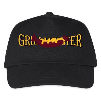 saucisse à la moutarde / sausage with mustard (2c - Casquette de baseball Enfant - noir - Devant